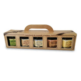 Assortiment de 5 mini crèmes de caramel à tartiner - 5x50g