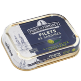 Filets de sardines à l'huile d'olive vierge extra - 100g