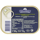 Filets de sardines à l'huile d'olive vierge extra - 100g