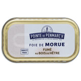 Foie de morue fumé au bois de hêtre - 121g