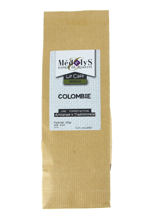 Café 100% Colombie moulu - 250g