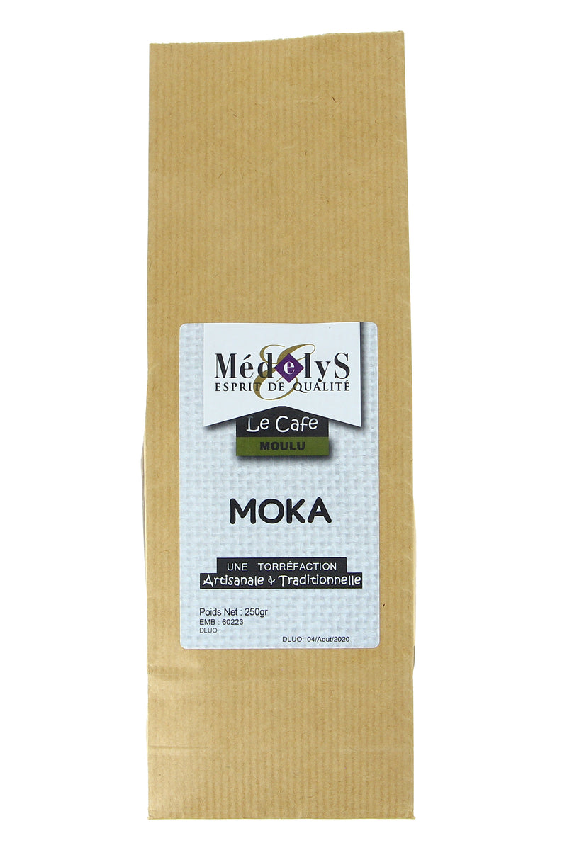 Café 100% Moka Ethiopie moulu - 250g
