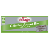 Gélatine Argent 180 bloom 200 feuilles - 500g