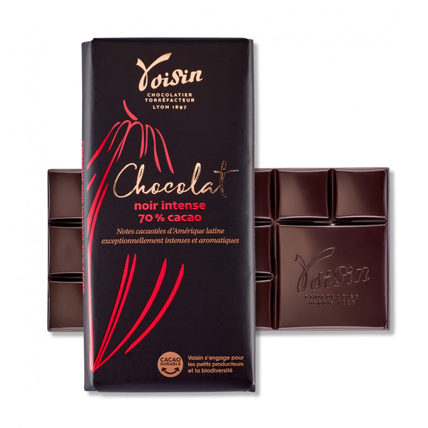 Tablette au chocolat noir intense 70% - 100g
