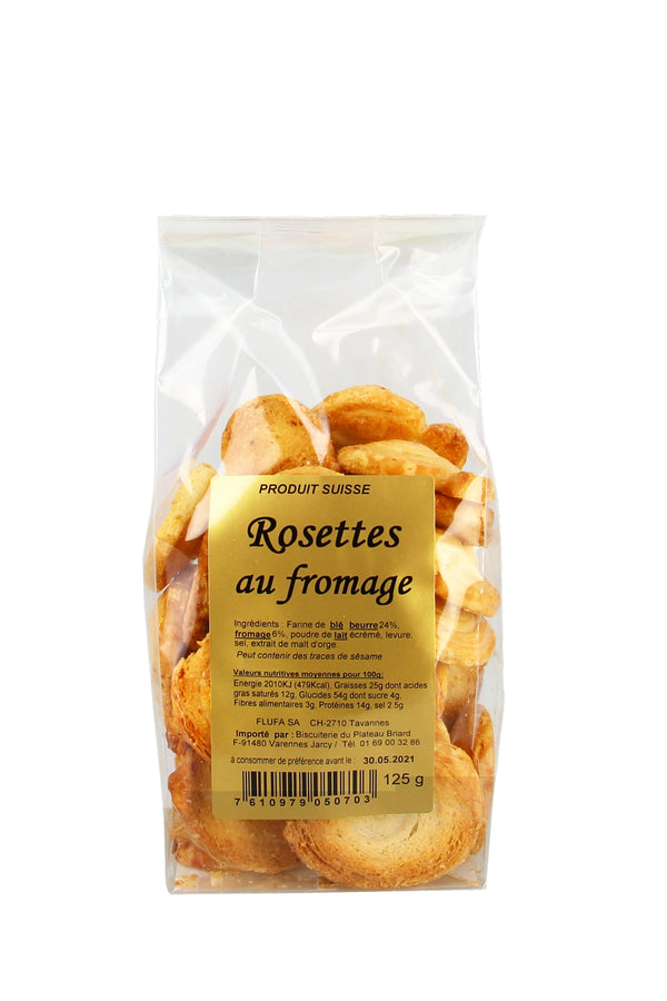 Rosettes Suisses au fromage - 125g