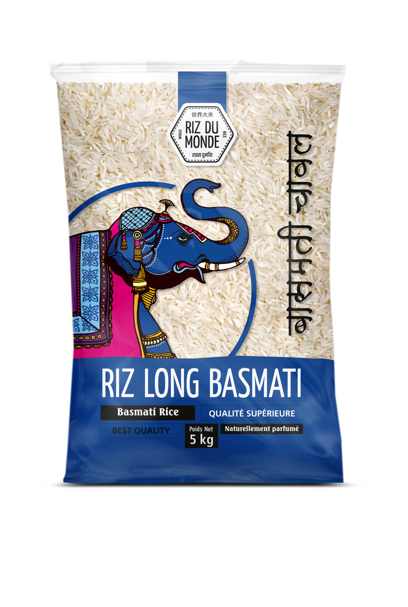 Riz long basmati - 5kg