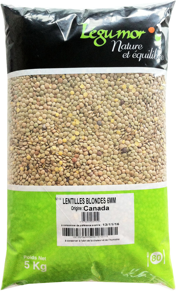 Lentilles Blondes 6mm - 5kg