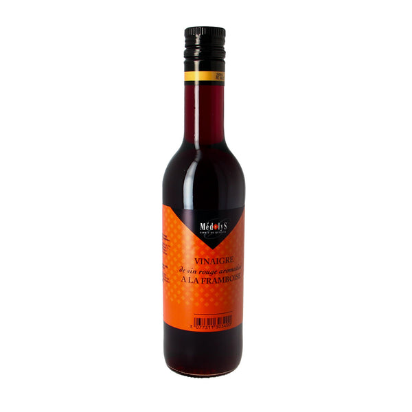 Vinaigre de vin rouge aromatisé à la framboise - 50cl