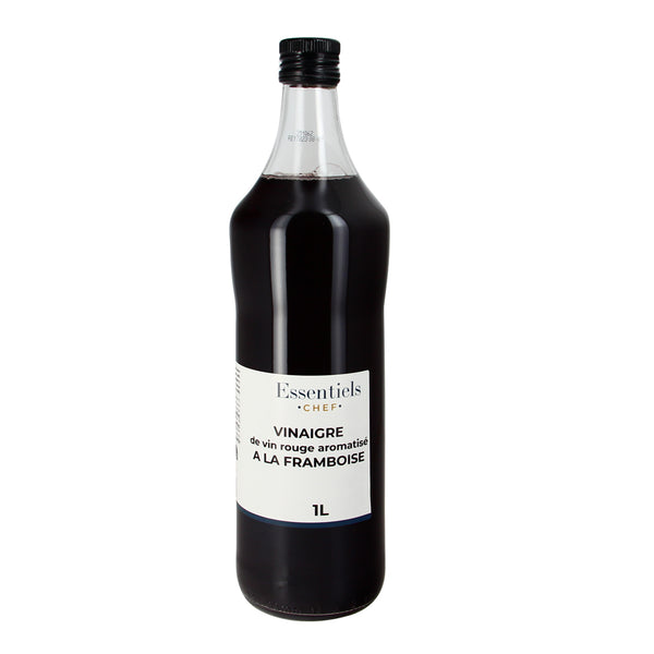 Vinaigre de vin rouge aromatisé à la framboise - 1l