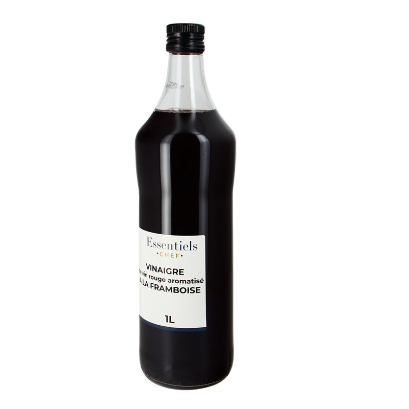 Vinaigre de vin rouge aromatisé à la framboise - 1l