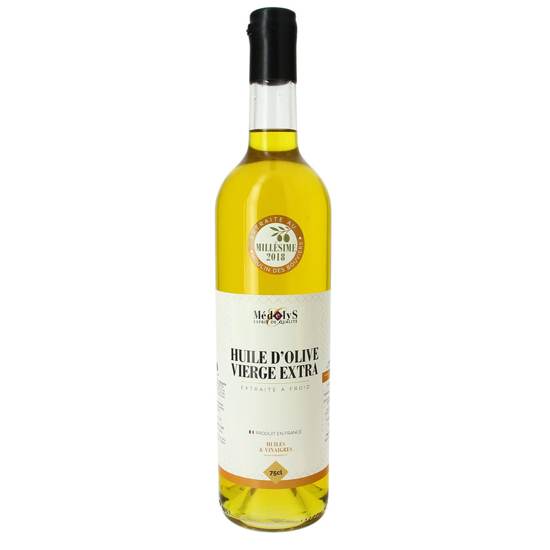 Huile d'olive vierge extra millésime 2021 - 75cl