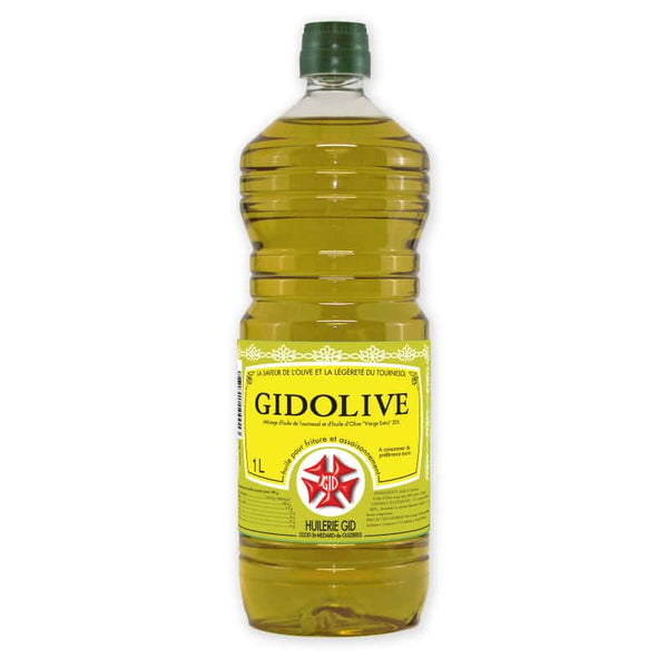 Huile Gidolive 30% olives 70% tournesol - 1l