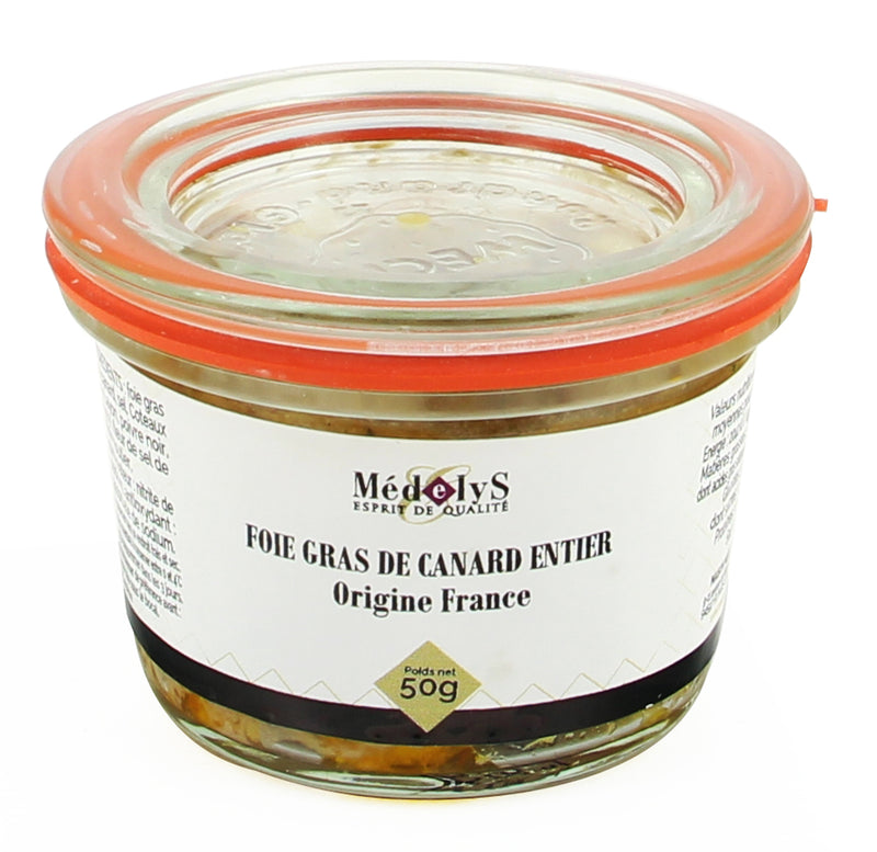 Foie gras de canard entier en verrine - 50g
