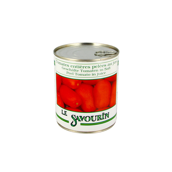 Tomates pelées entières boîte 4/4 - 765g
