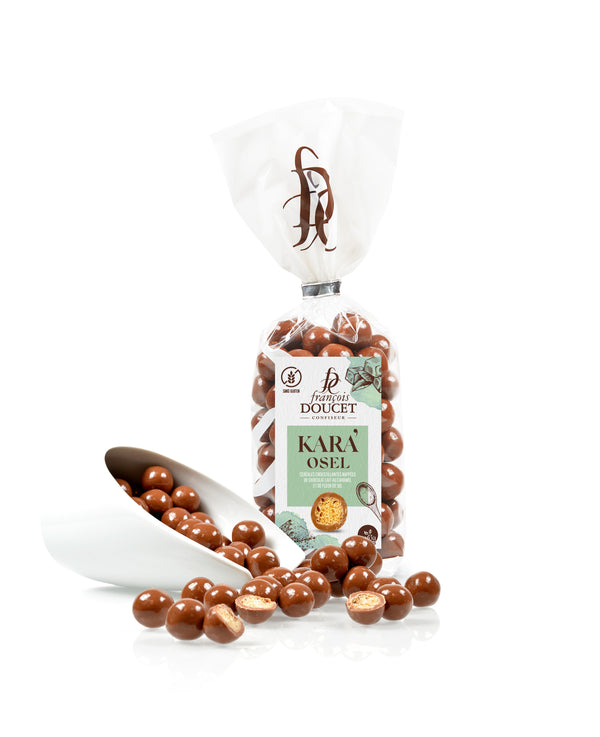 Kara'Osel, au chocolat au Lait, caramel et Fleur de Sel - 200g