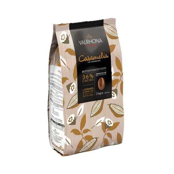 Chocolat de couverture au lait Caramélia 36% fèves - 3kg