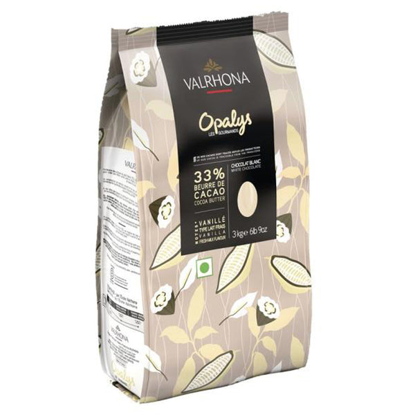 Chocolat de couverture blanc Opalys 33% fèves - 3kg