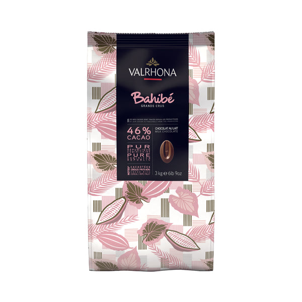 Chocolat de couverture au lait Bahibé 46% fèves - 3kg