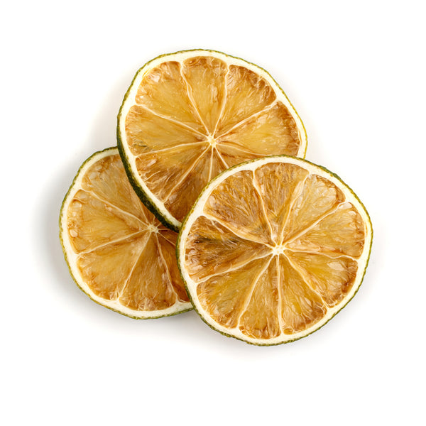 Tranches de citron vert séchées - 100 unités environ 150g