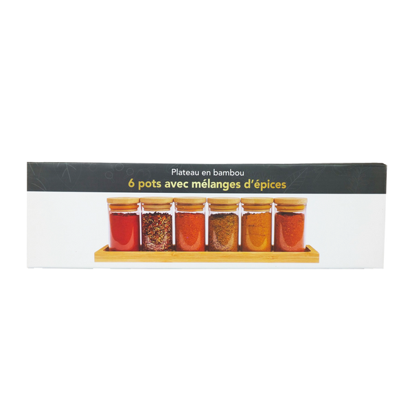 Coffret Bambou mélange d'épices - 748g