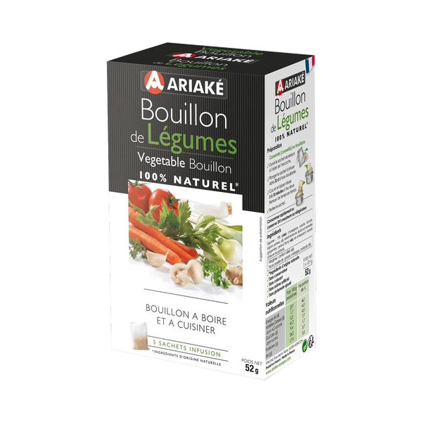 Bouillon de légumes Ariaké - 5x10,4g