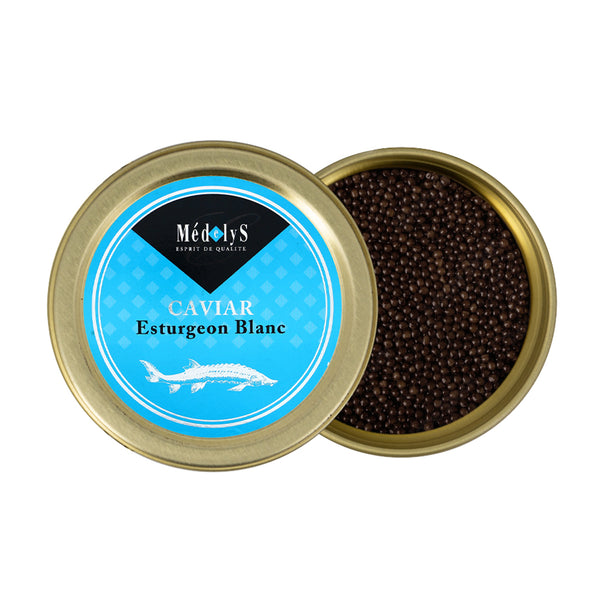Caviar d'esturgeon blanc - 100g