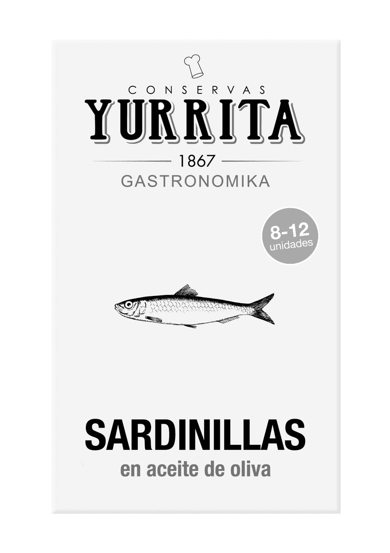 Petites sardines à l'huile (8 à 12) - 120g