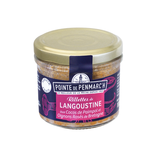 Rillettes de langoustines coco de Paimpol et aux oignons roses de Bretagne - 100g