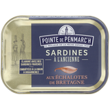 Sardines à l'ancienne à l'huile d'olive et aux échalotes de Bretagne - 115g