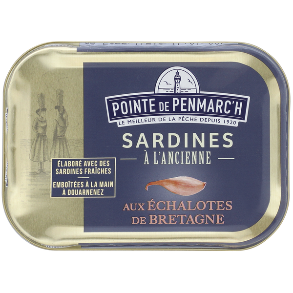 Sardines à l'ancienne et aux échalotes de Bretagne - 115g