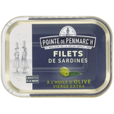 Filets de sardines à l'huile d'olive vierge extra - 100g