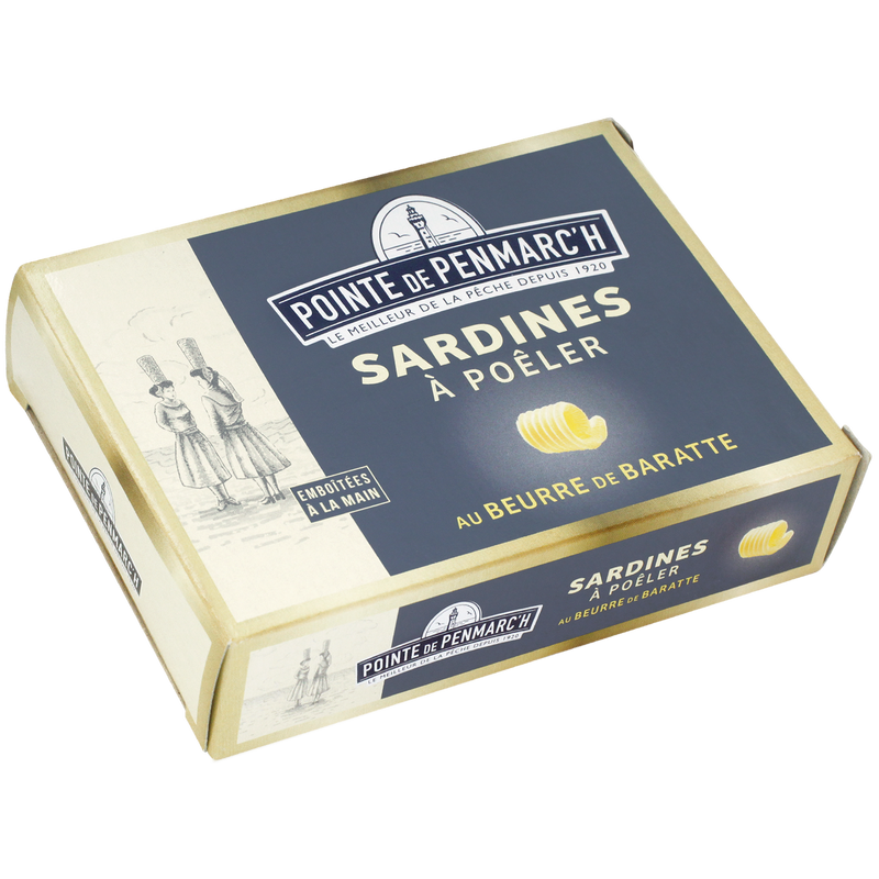 Sardines à poêler au beurre de baratte - 115g