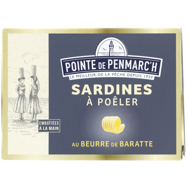 Sardines à poêler au beurre de baratte - 115g