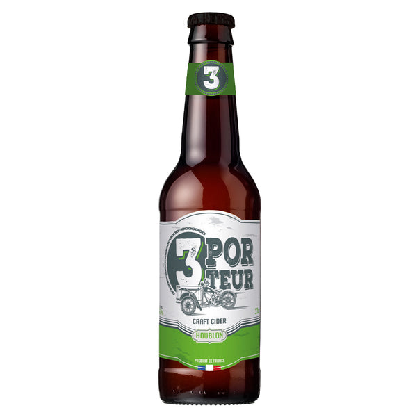 Cidre craft 3 Porteur au houblon - 33cl