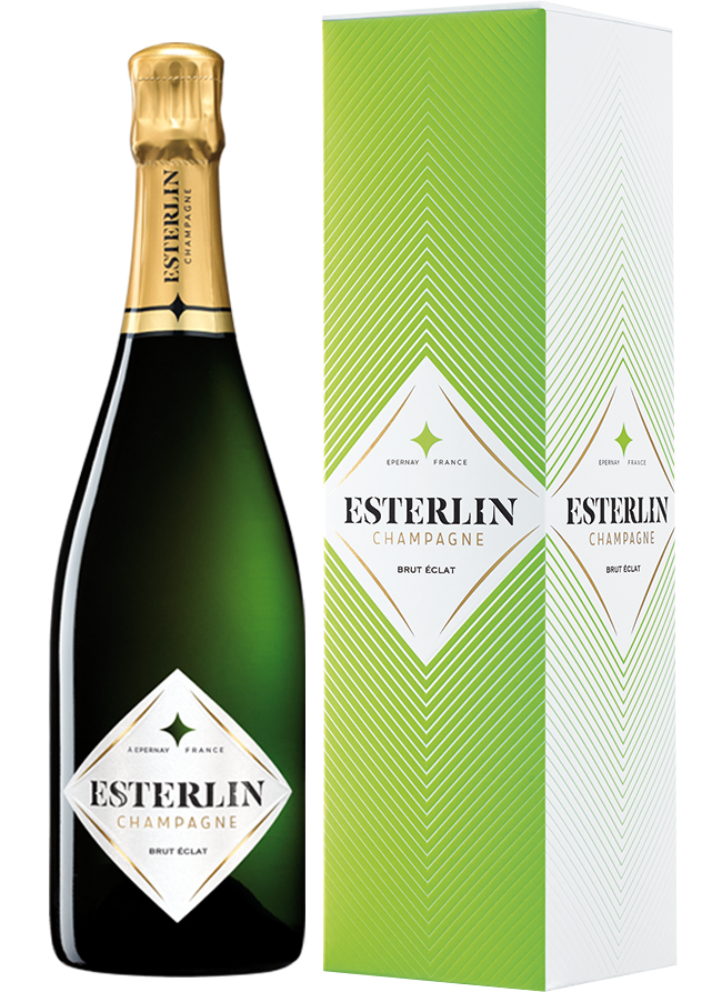 Champagne brut Esterlin Eclat étui - 75cl