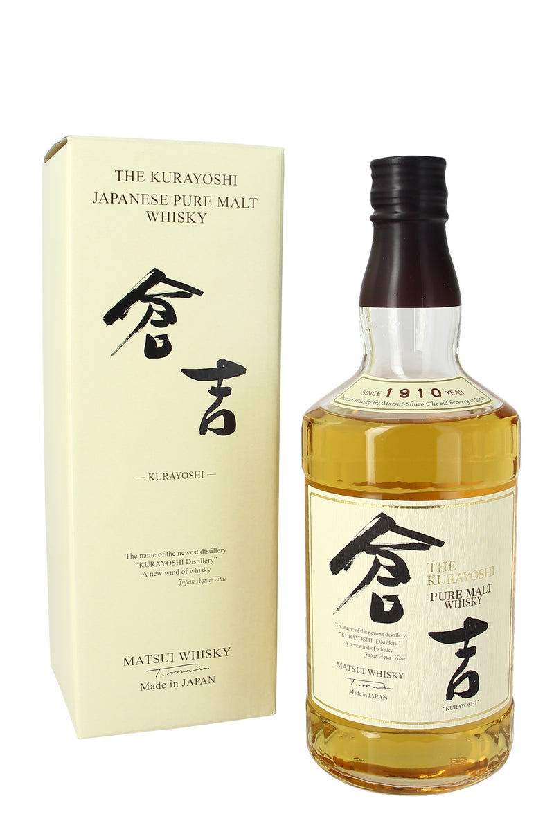 Whisky pure malt japonnais Kurayoshi 43% - 70cl