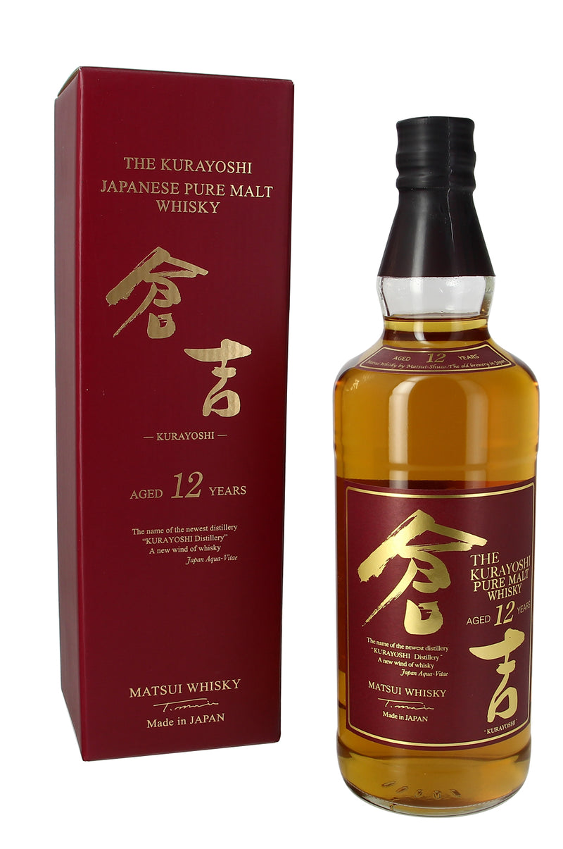 Whisky japonnais Kurayoshi 12 ans 43° - 70cl