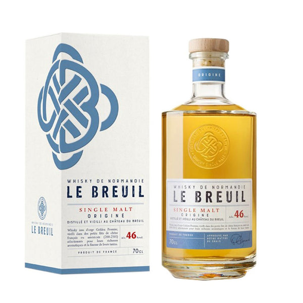 Whisky de Normandie Origine  Le Breuil single malt 46% - 70cl