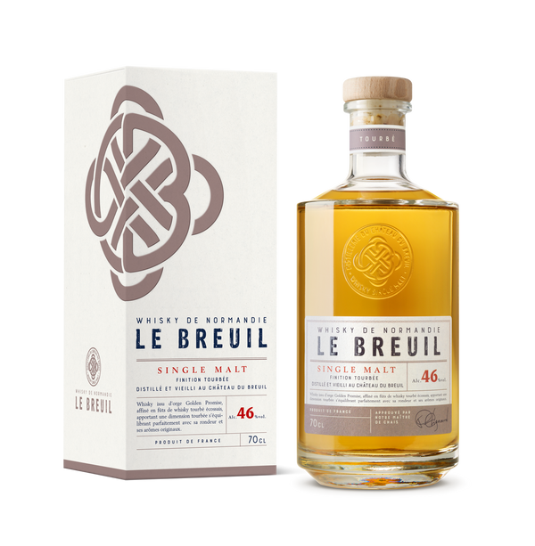 Whisky Normand Le Breuil finition Tourbée 46% - 70 cl
