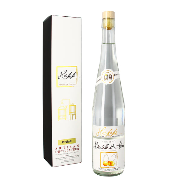 Eau de vie mirabelle Alsace 45% Distillerie Hepp - 70cl